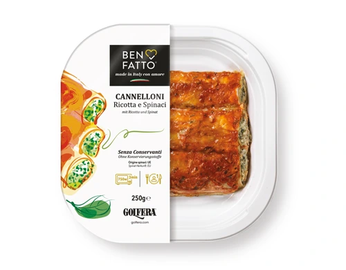 Cannelloni ricotta e spinaci