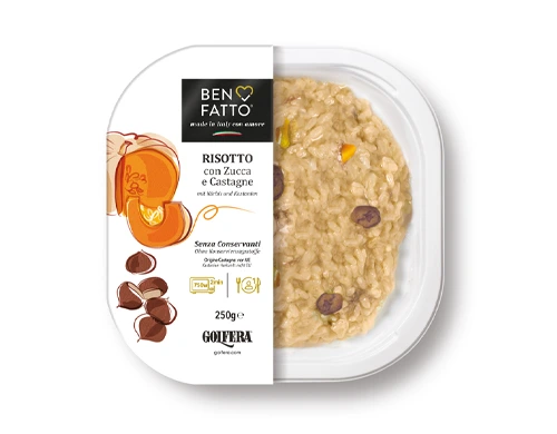 Risotto zucca e castagne