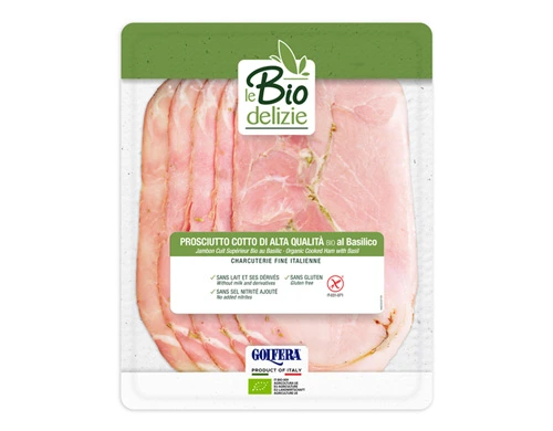 Prosciutto cotto al basilico Bio 100g